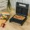Parrilla eléctrica de contacto Rommelsbacher SWG 700 3 en 1 Negro