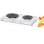 Piastra di cottura Rommelsbacher THL 2597 Incasso 2 zone Bianca