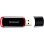 Unità flash USB Intenso 32GB USB 2.0 nera e rossa con cappuccio
