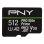 Tarjeta microSD PNY PRO Elite Prime 512 GB Clase 10 UHS-I U3 V30 A2