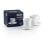 Tasse DeLonghi DLSC309 Set 2 tasses avec soucoupe porcelaine blanche