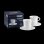 Tasse DeLonghi DLSC309 Set 2 tasses avec soucoupe porcelaine blanche