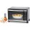 Minibackofen Rommelsbacher BG 1805/E Manuelle Reinigung 42L 54,5cm Grill Edelstahl/Schwarz