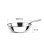 Sartén para wok Lacor TriChef 28 cm aço inoxidável alumínio