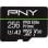 Carte microSD PNY PRO Elite Prime 256 Go Classe 10 UHS-I U3 V30 A2