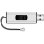 Unidad flash USB MediaRange MR914 8 GB USB tipo A 3.2 Gen 1 deslizante negro plata