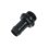 Flüssigkeitskühlung Alphacool Messingverschraubung schwarz 1/4" männlich 22 mm