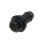 Flüssigkeitskühlung Alphacool Messingverschraubung schwarz 1/4" männlich 22 mm