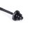 Temperatursensor Alphacool 17596 Messing schwarz 1/4" 18 mm