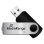 Unidad flash USB MediaRange MR908NTRL 8 GB USB 2.0 giratoria negro plata