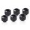 Flüssigkeitskühlung Alphacool Hardtube Anschlusskit 1/4" schwarz Messing