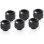 Flüssigkeitskühlung Alphacool Hardtube Anschlusskit 1/4" schwarz Messing