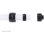 Flüssigkeitskühlung Alphacool Hardtube Anschlusskit 1/4" schwarz Messing