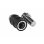 Refrigeración líquida Alphacool ES Schnellverschluss adaptador 1/4" negro cromado
