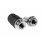 Refrigeración líquida Alphacool ES Schnellverschluss adaptador 1/4" negro cromado