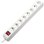 Multipresa Brennenstuhl Eco-Line 8 prese con interruttore e cavo 3 m bianco