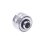 Refrigeration Liquide Alphacool Racor laiton chromé 1/4" 26 mm 2 connexions
