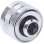 Refrigeration Liquide Alphacool Racor laiton chromé 1/4" 26 mm 2 connexions