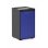 Cubo Apilable De Reciclaje De Plástico Con Apertura Frontal - Color Azul - Medidas: 46x28x27 Cm