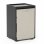 Cubo Apilable De Reciclaje De Plástico Con Apertura Frontal - Color Beige - Medidas: 46x28x27 Cm