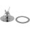 Cuchilla De 4 Puntas Con Anillo De Sellado Compatible Para Picadora De Hielo Oster 004961-050-000