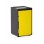 Cubo Apilable De Reciclaje De Plástico Con Apertura Frontal - Color Amarillo - Medidas: 46x28x27 Cm