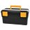 Caja Herramientas De Plástico Con Asa | Color Negro Y Amarillo | Medidas: 42x23x22 Cm