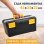 Caja Herramientas De Plástico Con Asa | Color Negro Y Amarillo | Medidas: 42x23x22 Cm
