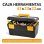 Caja Herramientas De Plástico Con Asa | Color Negro Y Amarillo | Medidas: 42x23x22 Cm