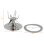 Cuchilla De 6 Puntas Con Anillo De Sellado Compatible Para Batidoras Oster 004980-050-000