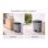 Cubo De Basura Cocina De Plástico Con Pedal | Color Gris | Capacidad: 25 Litros | Tapa Color Negro