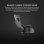 Cadeira gaming Drift DR220 tecido cinza escuro apoios 4D almofadas lombar