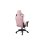 Cadeira Gaming Drift DR220 Tecido Rosa Braços 4D Ergonomica