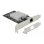 Placa de Rede DeLOCK AQC113CS PCI Express x2 RJ45 10 Gbps NBASE-T