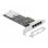 Scheda di Rete DeLOCK PCI Express x4 4 porte RJ45 2,5 GbE Metallo Nero