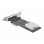 Scheda di Rete DeLOCK PCI Express x4 4 porte RJ45 2,5 GbE Metallo Nero