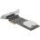 Scheda di Rete DeLOCK PCI Express x4 4 porte RJ45 2,5 GbE Metallo Nero