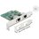 Netzwerkkarte DeLOCK 88101 PCI Express x1 2,5 Gigabit LAN Dual-Port Weiß