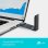 Tarjeta de red TP-Link Archer TXE70UH USB Wi-Fi 6E 5400 Mbit/s Negro