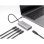 Hub DeLOCK 5 Ports 10 Gbps USB Type-C mit PD 85 W Kabel 30 cm