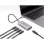Hub DeLOCK 5 Ports 10 Gbps USB Type-C mit PD 85 W Kabel 30 cm