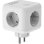 Regleta DCU Tecnologic 3 Tomas 3 USB-A 1 USB-C con Protección y Interruptor
