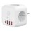 Regleta DCU Tecnologic 3 Tomas 3 USB-A 1 USB-C con Protección y Interruptor