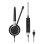 Auriculares Epos Impact SC 660 USB con cable USB, cancelación de ruido, negro y plata