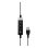 Auriculares Epos Impact SC 660 USB con cable USB, cancelación de ruido, negro y plata