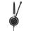 Auriculares EPOS IMPACT SC 630 con cable, cancelación activa de ruido, micrófono unidireccional, negro y plata
