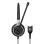 Auriculares EPOS IMPACT SC 630 con cable, cancelación activa de ruido, micrófono unidireccional, negro y plata