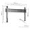 Vogel's TVM 5705 Support TV Mural Fixe 40 à 110" VESA 100x100 à 600x400 Max 100Kg