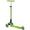 Vespa GLOBBER Primo faltbarer 3-Rad Roller mit Lichtern grün