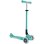 Patinete Vespa GLOBBER Primo Foldable Plus Lights 3 ruedas LED Menta